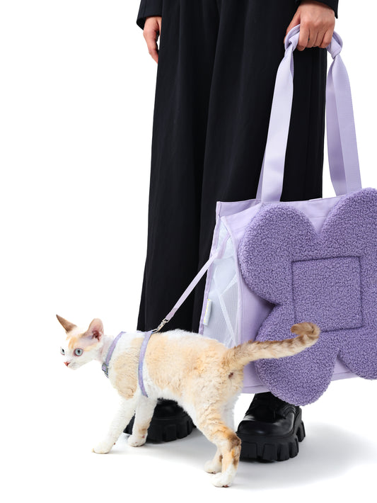 “the Bloomy” Cat Carrier - PURPLE