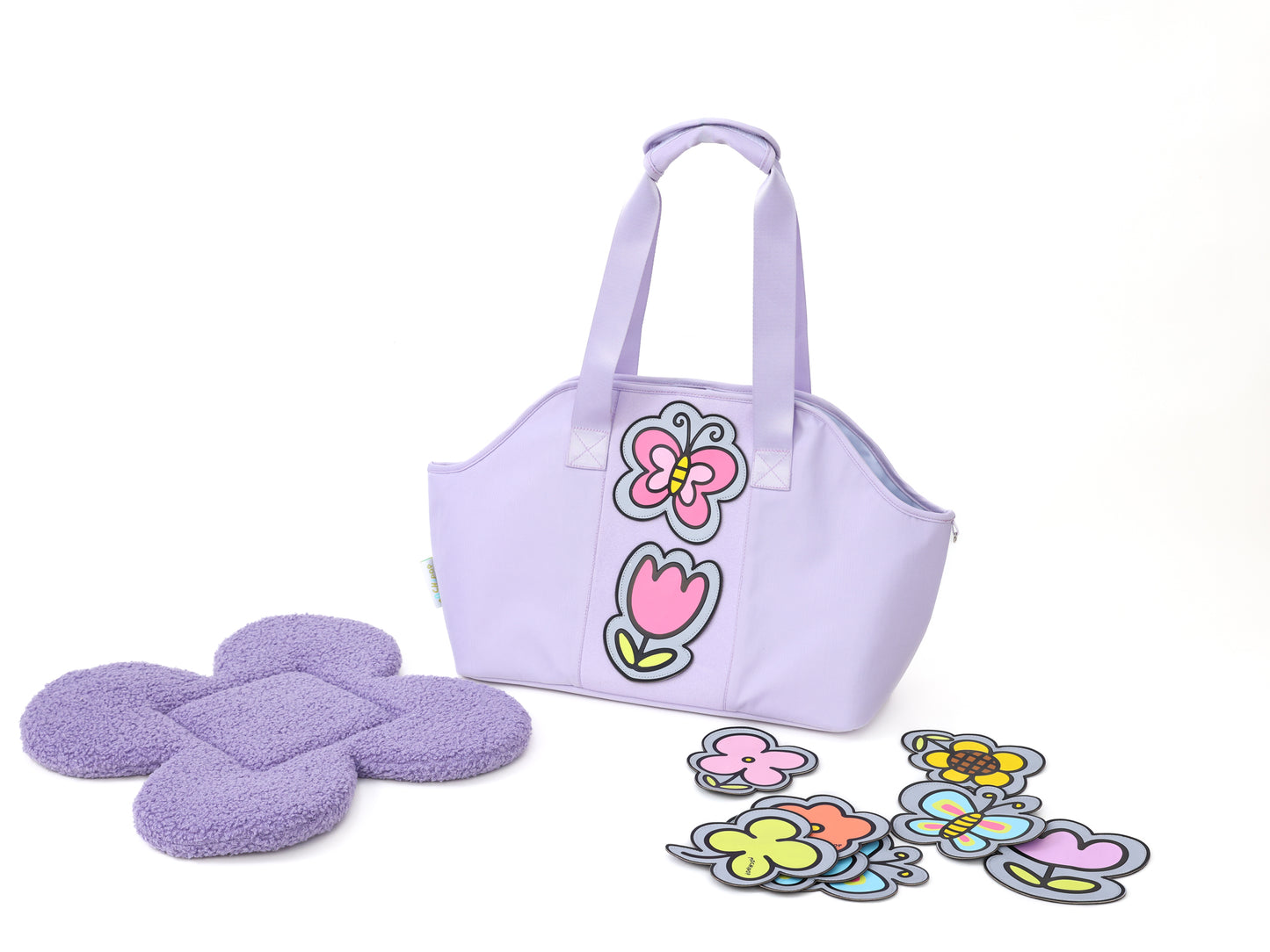"the Bloomy" Dog Carrier - PURPLE