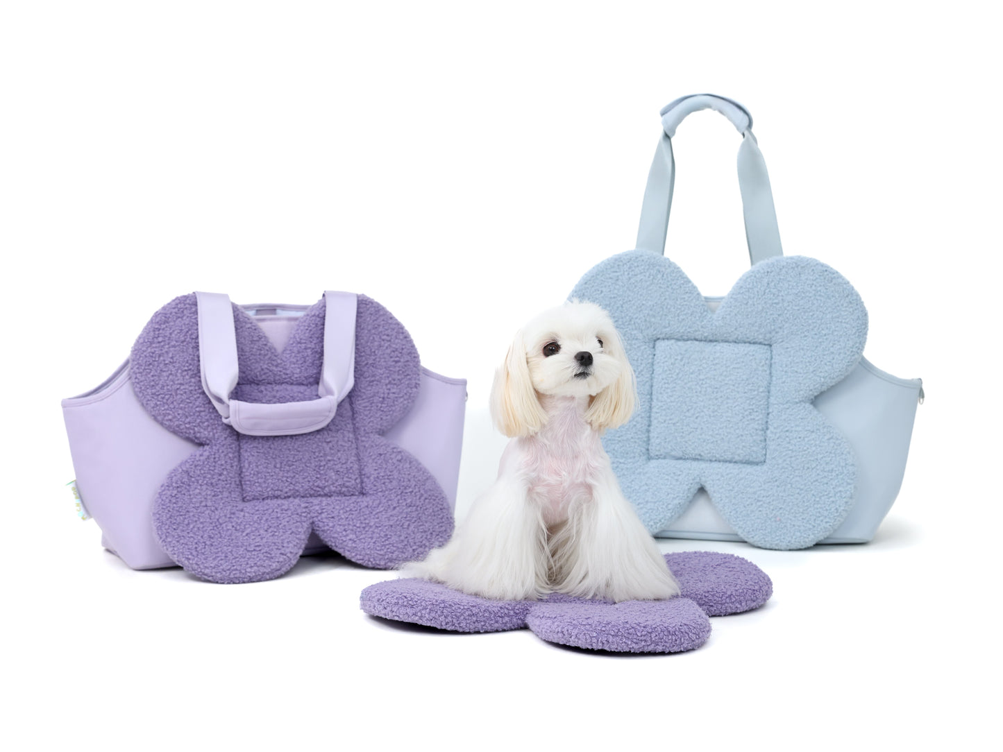 “the Bloomy” Dog Carrier - PURPLE