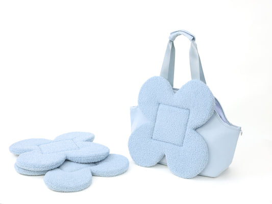 "the Bloomy" Dog Carrier - BLUE