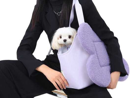 “the Bloomy” Dog Carrier - PURPLE
