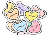 MOCHIPOP Heart Velcro Patch - SMALL