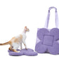“the Bloomy” Cat Carrier Cushion - Purple