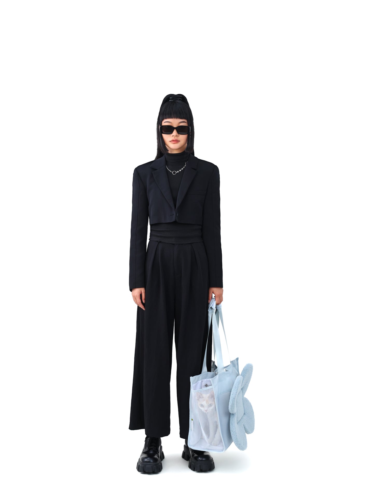 “the Bloomy” Cat Carrier - BLUE