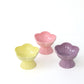 “the Floret” Elevated Ceramic Pet Bowl - YELLOW