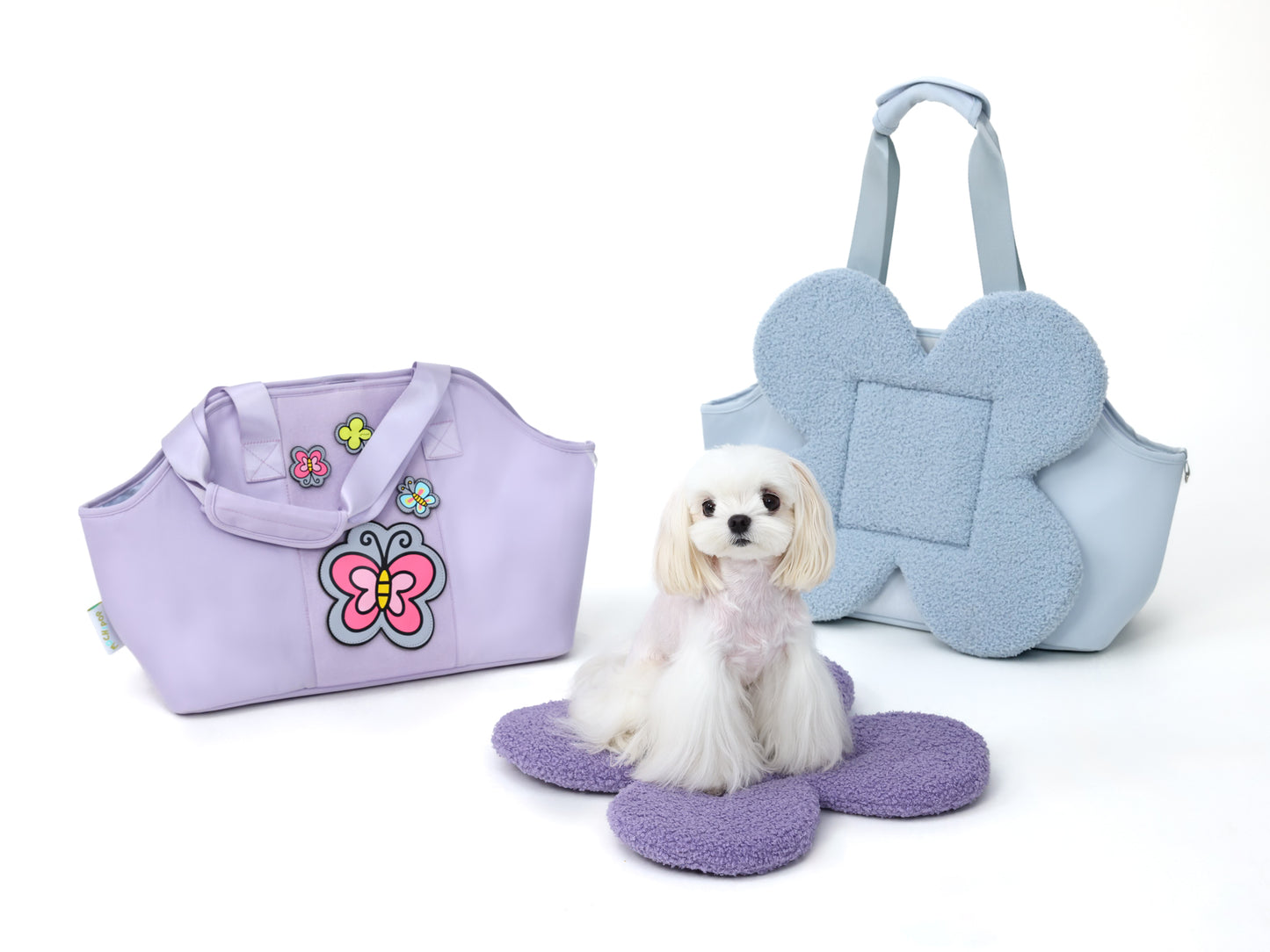 “the Bloomy” Dog Carrier - PURPLE