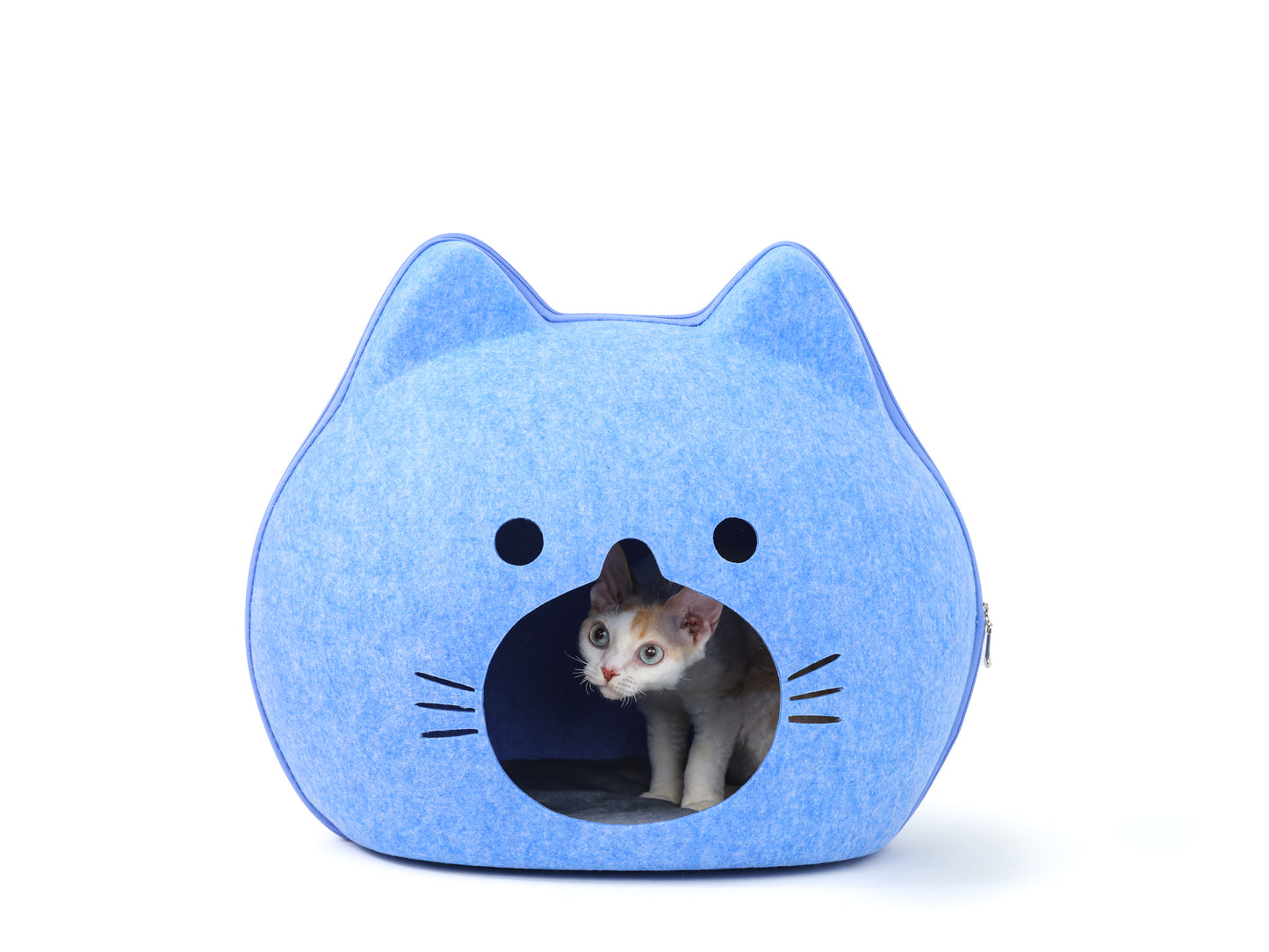 Kitty Cat Bed Cave - BLUE