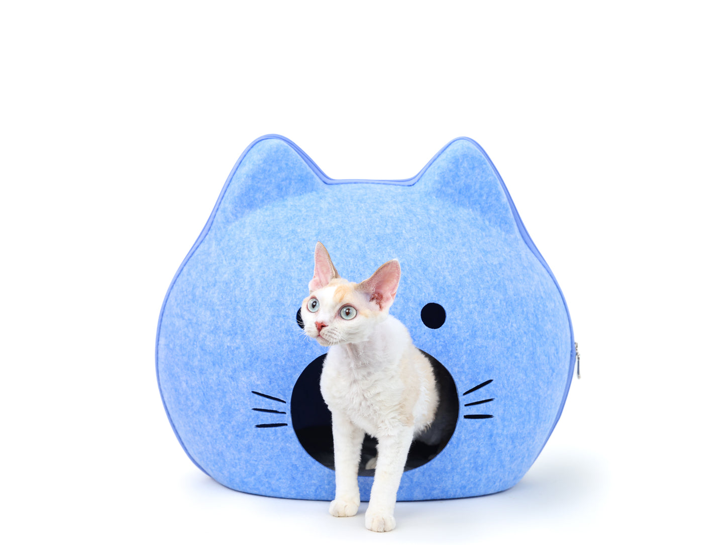 Kitty Cat Bed Cave - BLUE