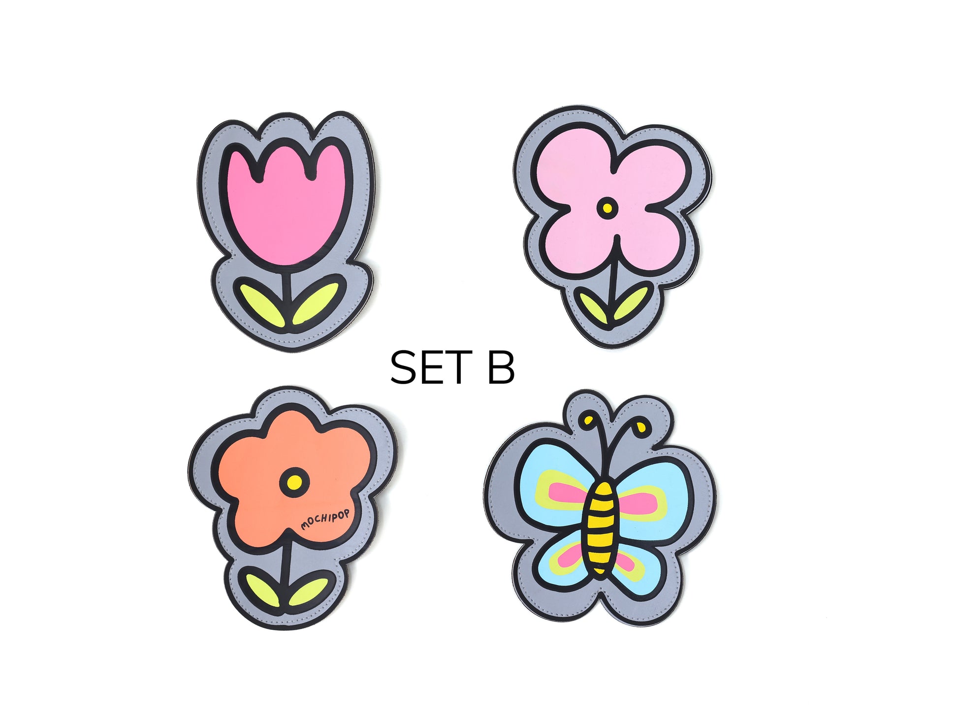 Blossom Velcro Patch Set B