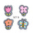 Blossom Velcro Patch Set B